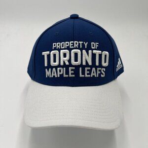 Adidas Unisex Blue White Toronto Maple Leafs Adjustable Strapback Hat Cap NWT